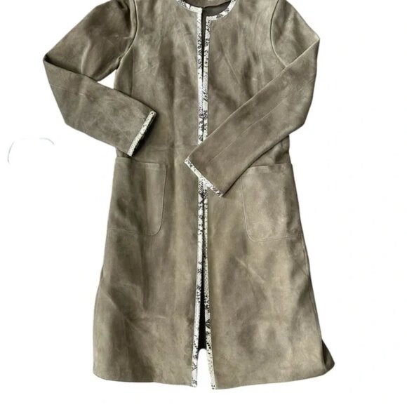 Gerard Darel Tan Trench Coat Size 36 - Picture 8 of 9